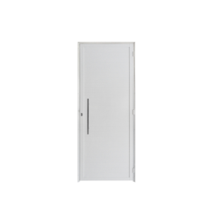 PORTA DE ALUMINIO BRANCO PIVOLTANTE LAMBRIL 1,00 X 2,10 LADO DIREITA BRANCA + PUXADOR ESAL - 921258 - PT 001