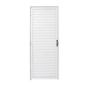 PORTA DE ALUMINIO BRANCO VENEZIANA PALHETA 60X210 ESQUERDA 8015 RELI - 918161 - 8015