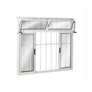 JANELA DE ALUMINIO BRANCO 4Folha c/banderola 1,20X1,20 7527  RELI - 917290 - 7527