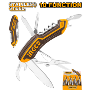 CANIVETE ACO INOX 10 FUNCOES HMFK8108 INGCO - 931143 - HMFK8108