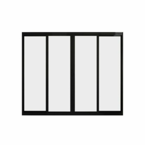 JANELA DE ALUMINIO PRETO 4Folha 1.20X1.50 5214 FIT -RELI - 921577 - 5214