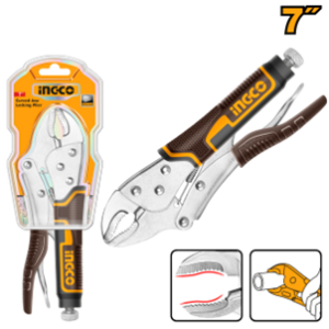 ALICATE DE PRESSAO MORDENTE CURVO 7" HCJLW0207 INGCO - 933400 - HCJLW0207