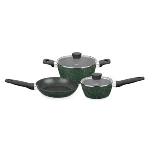 CONJUNTO PANELA CARMELA GARDEN 03PCS CERAMIC-FLON MTA 8482 - 934646 - 8482