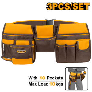 CINTURAO C/10 BOLSOS HTBP020328 INGCO - 930085 - HTBP020328