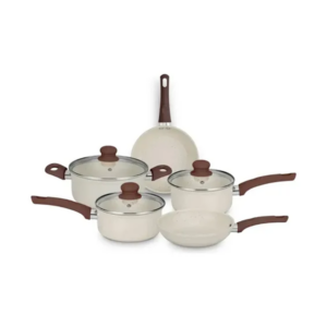 CONJUNTO PANELA SERENA BAUNILHA 05PCS CERAMICO INDUÇAO MTA 8566 - 933401 - 8566