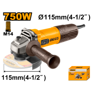 ESMERILHADEIRA ANG 4.1/2" INGCO 750W 127V UAG75028-91 - 929524 - UAG75028-91