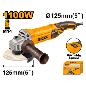 ESMERILHADEIRA ANG 5" INGCO 1100W 127V UAG1100385-91 - 931564 - UAG1100385-91