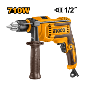 FURADEIRA DE IMPACTO INGCO 1/2 710W 127V UID7118-9 - 934011 - UID7118-9