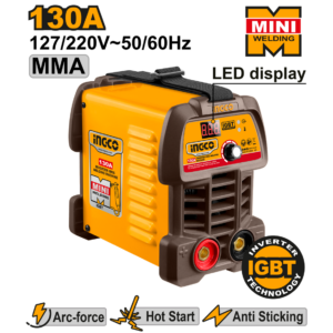 INVERSOR DE SOLDA INGCO 130A C/LED BIVOLT ING-UMMA13049-9 - 931569 - ING-UMMA13049-9