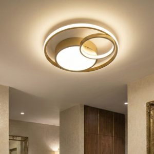 LUMINARIA DE TETO CIRCLE GOLD LED 45W 48CM GI-30204A-3GD GOOD - 931182 - GI-30204A-3GD