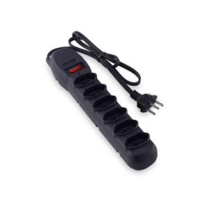 FILTRO DE LINHA 06 TOMADAS BIVOLT PRETO FORCE-LINE - 918339 - 5006