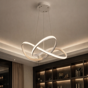 LUMINARIA PENDENTE ESPACIAL BRANCA 30W 55CM GI-20139-1WH GOOD - 931201 - GI-20139-1WH