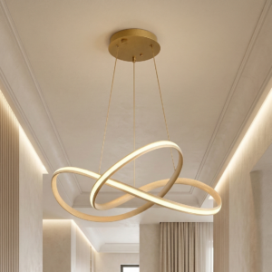 LUMINARIA PENDENTE ESPACIAL GOLD 30W 55CM GI-20139-1GD GOOD - 931202 - GI-20139-1GD