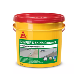 MANTA LIQUIDA SIKAFIL RAPIDO BRANCO IMPERMEABILIZANTE BALDE 15kg