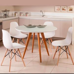 MESA GD EAMES EIFELL 090CM BRANCA R90W GOOD - 928033 - R90W