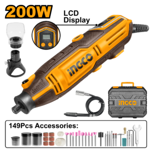MICRO RETIFICA C/149 ACESSORIOS 200W 127V UMG2008-9 INGCO - 930143 - UMG2008-9