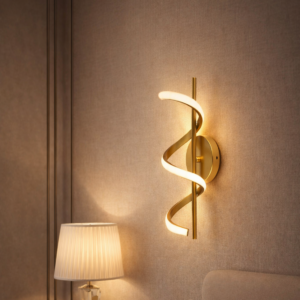 ARANDELA ESPIRAL GOLD 9W 30CM GI-11017-1GD GOOD - 931173 - GI-11017-1GD
