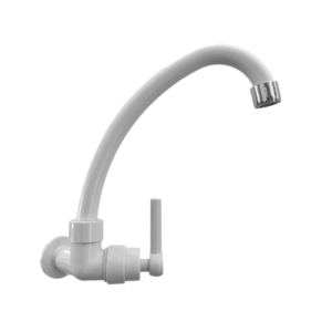 TORNEIRA GOOD COZINHA DE PAREDE GD-1010B GIRATORIA ABS 1/4 SLIM BRANCA - 927263 - GD-1010B