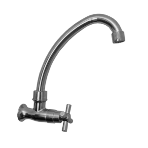 TORNEIRA GOOD COZINHA DE PAREDE GD-2000C GIRATORIA ABS 1/4 CROSS CROMADA - 927275 - GD-2000C