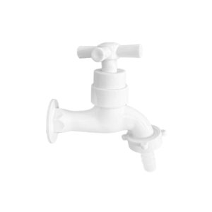 TORNEIRA GOOD JARDIM GD-1040B ABS 1/4 CROSS BRANCA - 927268 - GD-1040B