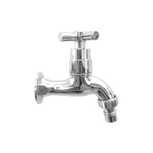 TORNEIRA GOOD JARDIM GD-2040C ABS 1/4 CROSS CROMADA - 927271 - GD-2040C