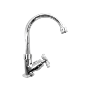 TORNEIRA GOOD LAVATORIO DE BANCADA GD-2030C ALTA GIRATORIA ABS 1/4 CROSS CROMADA - 927278 - GD-2030C