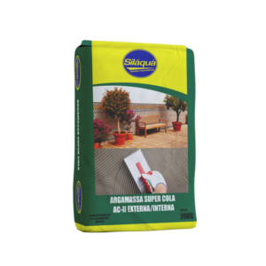 ARGAMASSA ACII SUPER EXTERNO CINZA 20K  SILAQUA