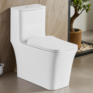 BACIA ACOPLADA MONOBLOCO GOOD GD9900 QUADRADA BRANCO