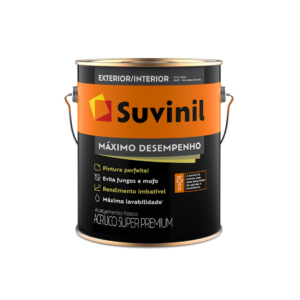 TINTA BRANCO NEVE SUVINIL MAXIMO DESEMPENHO 3,6LT FOSCO SUPER PREMIUM 50755791 - 921618 - 50755791