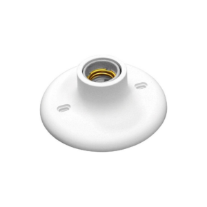 PLAFON C/SOQ DE PORCELANA BRANCO PLASTILIT - 916989 - 20109001