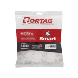ESPACADOR DE PISO CLIP CORTAG SMART 1,5MM C/100PC 62106 - 931973 - 62106