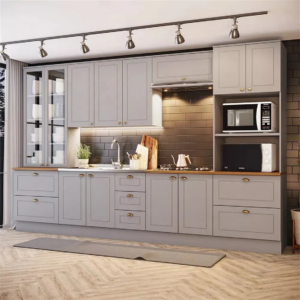COZINHA HENN AMERICANA CINZA/NATURE 7PÇS (350-169/363-131/353-131/356-131/355-131/357-169/904-128) - 932133 - C350-169 HENN