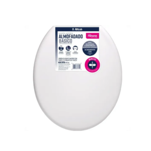 ASSENTO SANITARIO ATLAS UNIV ALMOFADADO CLASSIC PR1063-2 BRANCO - 931139 - PR1063-2