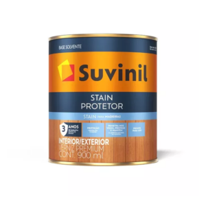 VERNIZ SUVINIL BASE DE SOLVENTE STAIN PROTETOR ACETINADO IMBUIA 900ML 53388051 - 919575 - 53388051