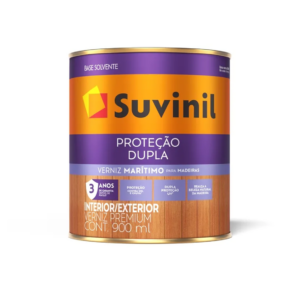 VERNIZ SUVINIL BASE DE SOLVENTE PROTECAO DUPLA TINGIDOR  BRILHANTE IMBUIA 900ML 57419073 - 401258 - 57419073