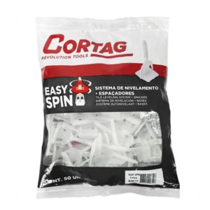ESPACADOR DE PISO EASY SPIN 3,0MM PACOTE C/50PC 62610 CORTAG - 934786 - 62610