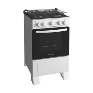 FOGAO A GAS 4 BOCAS ATLAS MONACO PLUS mesa de inox BRANCO C/ACEND - 919140 - 30000713