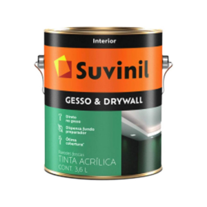 TINTA BRANCO GESSO & DRYWALL 3,6LT SUVINIL  50508911 - 913250 - 50508911