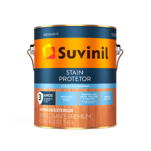 VERNIZ SUVINIL BASE DE SOLVENTE STAIN PROTETOR ACETINADO IMBUIA 3,6LTS  53387998 - 912999 - 53387998