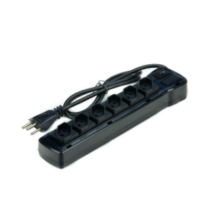 FILTRO DE LINHA 06 TOMADAS BIVOLT PROTECT PRETO FIOLUX - 931023 - 20301006111