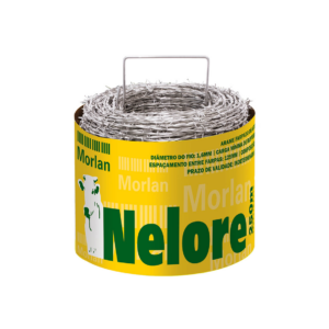 ARAME FARPADO 250MT FIO 1,6MM NELORE MORLAN - 000839 - 1076