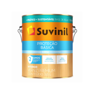 VERNIZ SUVINIL BASE D´AGUA PROTECAO BASICA COPAL BRILHANTE TRANSPARENTE 3,6LT 50739860 - 922020 - 50739860