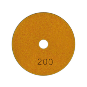 DISCO DIAMANTADO P/POLIMENTO SECO/UMIDO 100MM G200 CORTAG 62147 LARANJADO (10) - 919653 - 62147