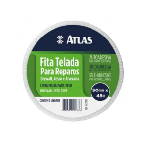 FITA TELADA P/DRYWALL 50MMX45M AT2945 ATLAS - 921371 - AT2945