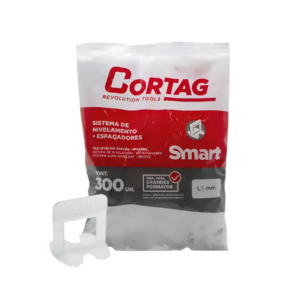 ESPACADOR DE PISO CLIP CORTAG SMART 1,5MM C/300PC 61980 - 934788 - 61980