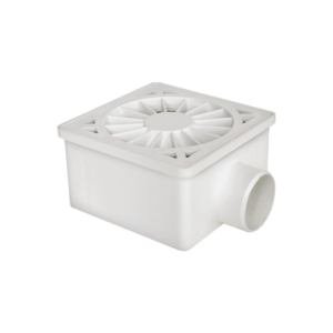 RALO SIFONADO PLASTILIT QUADRADO SAIDA LATERAL 100X40 BRANCO 25001280 - 921232 - 25001280