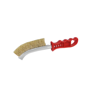ESCOVA DE ACO LATONADO CABO PLASTICO CORTAG 61761 - 919656 - 61761