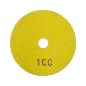 DISCO DIAMANTADO P/POLIMENTO SECO/UMIDO 100MM G100 CORTAG 62146 AMARELO - 919652 - 62146