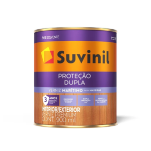 VERNIZ SUVINIL BASE DE SOLVENTE PROTECAO DUPLA MARITIMO FOSCO NATURAL 900ML