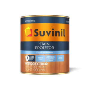 VERNIZ SUVINIL BASE DE SOLVENTE STAIN PROTETOR ACETINADO NATURAL 900ML 53387733 - 919577 - 53387733